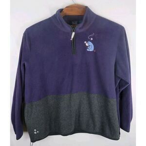 Eeyore Fleece Pullover Sweater Womens 3XL ‎ Winnie The Pooh Disney Winter 90's